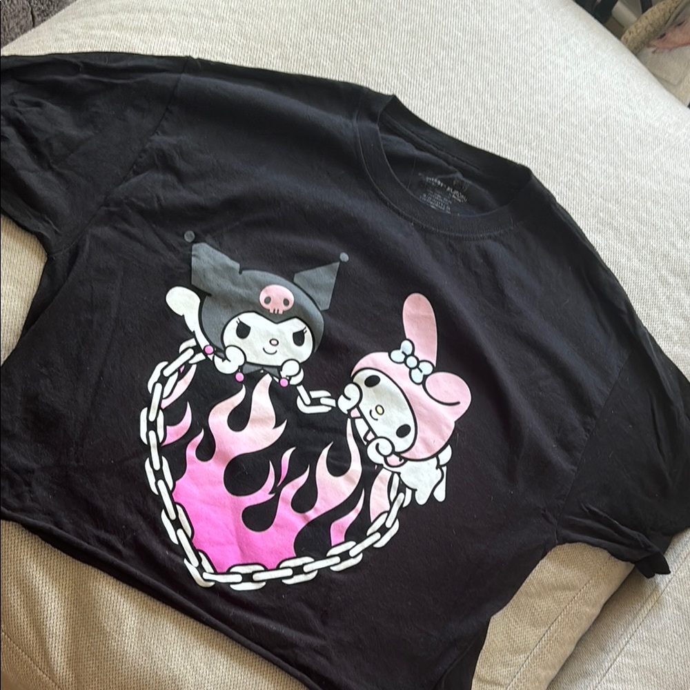 Karomi and my Melanie black crop top